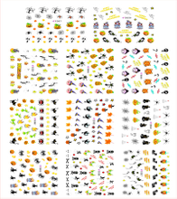 E057-067 3D Halloween Simulation Nail Art Sticker