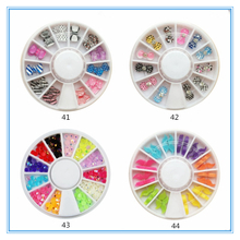 Nail Acrylic Rhinestone Ornament Dial Nail Art Decoration