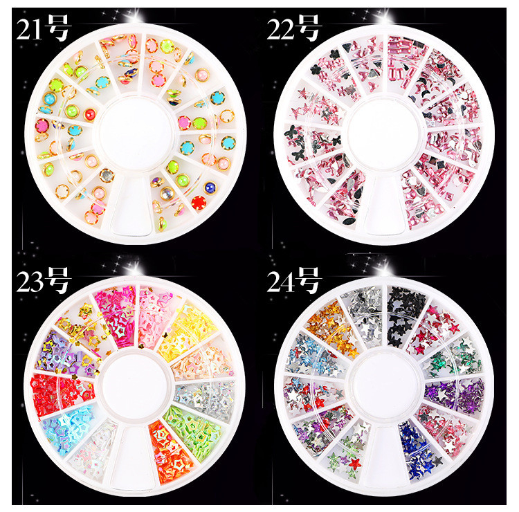 Different Design Nail Art Rhinestone Decoration