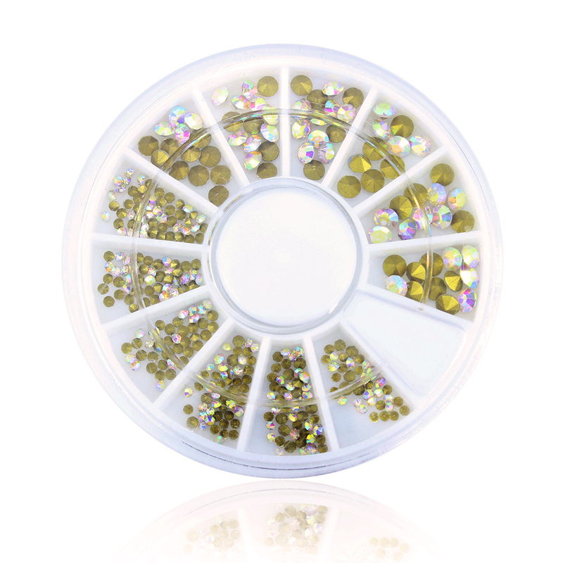 AB Sharp DIY Nail Rhinestone in Wheel 
