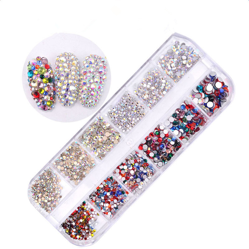 1440pcs Nail Art Rhinestones 