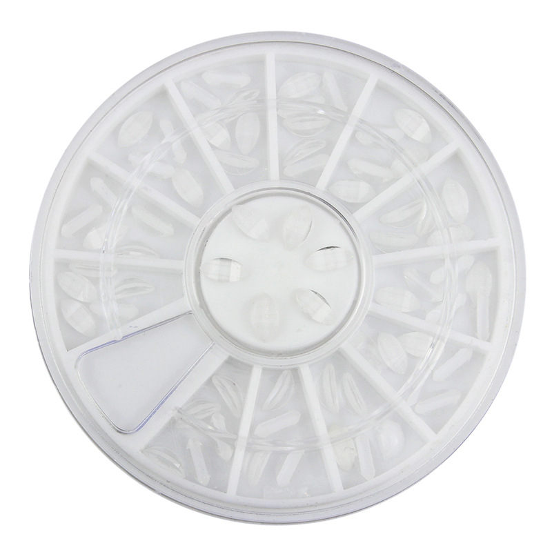 Clear Acrylic Horse Eye Nail Decoration