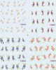 Flower Design Water Nail Sticker