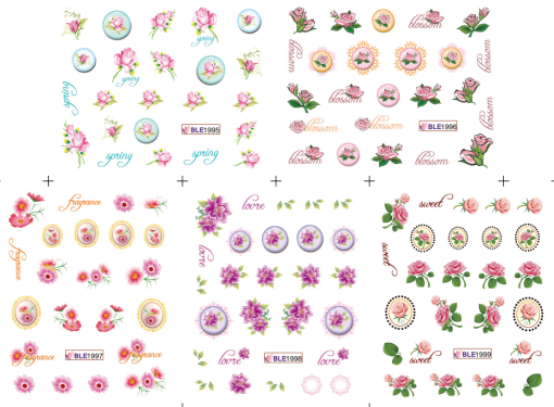 Water Nail Sticker Nail Decal 