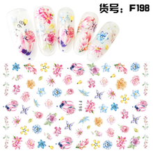 F198 DIY Design 3D Self Adhesive Flower Nail Art Sticker