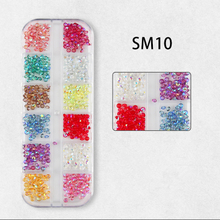 Colorful 3D Nail Art Rhinestone Decoration
