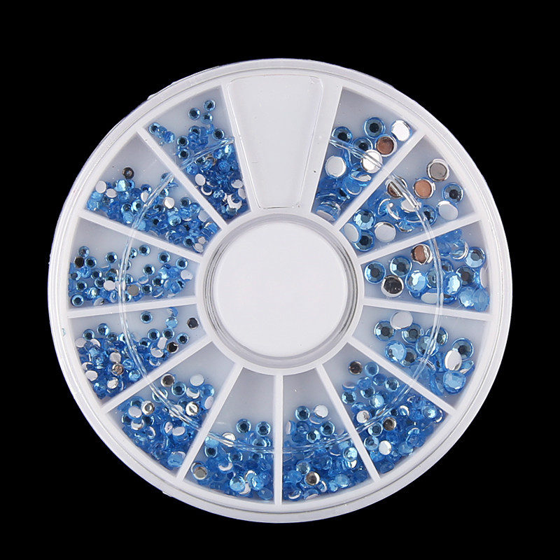 1.5 2.0 3.0MM Acrylic Nail Art Rhinestones