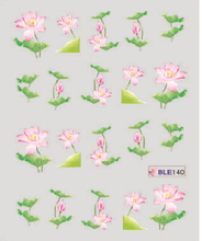 Flower Water Nail Sticker(small)