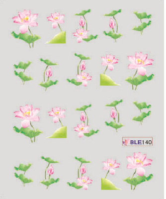 Flower Water Nail Sticker(small)