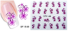 XF1145-1150 Flower Water Nail Sticker