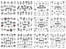 BN973-984 Water Nail Sticker