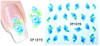 XF1073-1078 Flower Water Nail Sticker