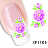 XF1109-1114 Flower Water Nail Sticker