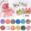 BLC Mineral Color Film Flower Mica Ceramic Irregular Nail Decoration