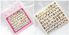 G031-036 3D Gold Nail Art Sticker
