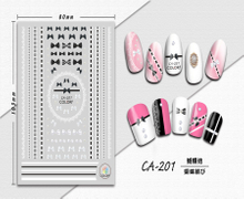 CA-201 3D Bow-knot Nail Sticker