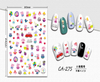 CA-275 Hot Sales 3D Peppa Pig Nail Sticker