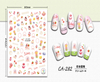 CA-282 3D Cream Cake Nail Sticker
