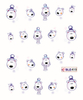 Cartoon Water Nail Sticker