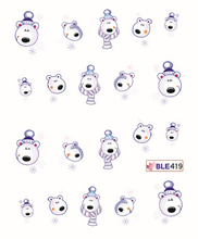 Cartoon Water Nail Sticker