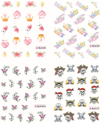 Cartoon Water Nail Sticker(small)