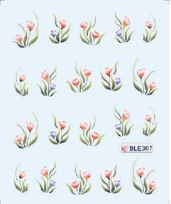 Flower Water Nail Sticker(small)