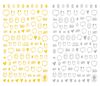 CB-033 3D Smiley Face Nail Art Sticker