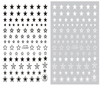CB-046 3D Pentagram Nail Art Sticker