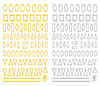 CB-026 3D Hollow Graphic Nail Art Sticker