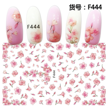 F444 DIY Design 3D Self Adhesive Flower Nail Art Sticker