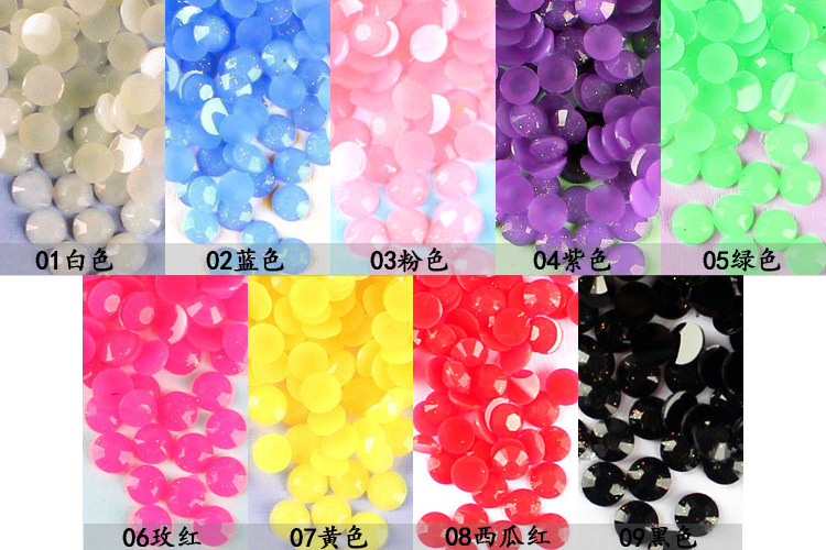 3MM Glow in Dark Nail Rhinestone 