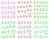 Flower Water Nail Sticker