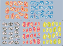 Flower Water Nail Sticker