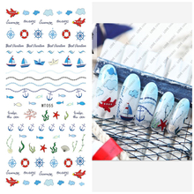 MT055 3D Vocation Nail Art Sticker