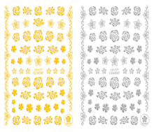 CB-077 3D Rose Pattern Nail Art Sticker