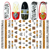 F509 DIY Design 3D Self Adhesive Grain Nail Art Sticker