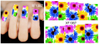 XF1384-1389 Flower Water Nail Sticker
