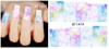 XF1414-1419 Flower Water Nail Sticker
