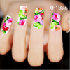 XF1396-1401 Watercolor Flower Water Nail Sticker