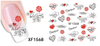 XF1567-1572 Love Water Nail Sticker