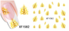 XF1579-1586 Popular Water Nail Sticker