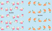 Flower Water Nail Sticker