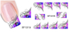 XF1313-1318 Water Nail Sticker