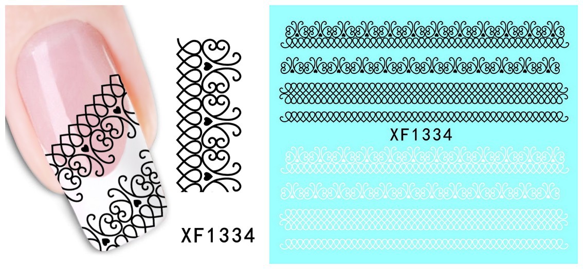 XF1331-1336 Water Nail Sticker