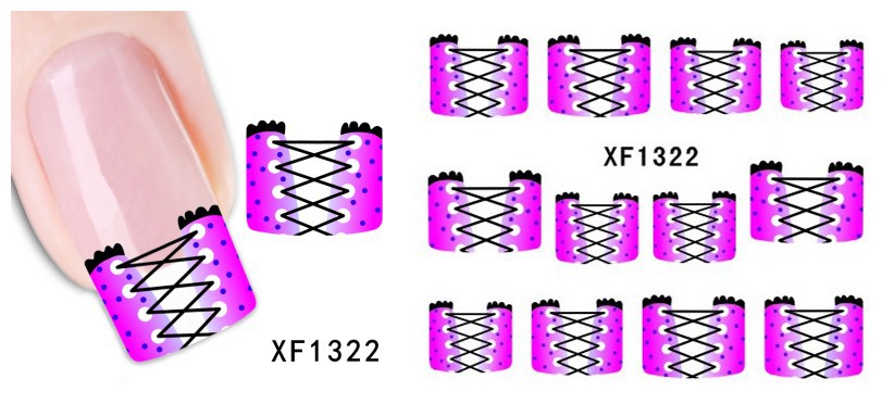 XF1319-1324 Popular Water Nail Sticker
