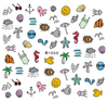 M+666-674 Water Nail Sticker 