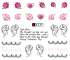 A331-336 Fashion Water Nail Sticker