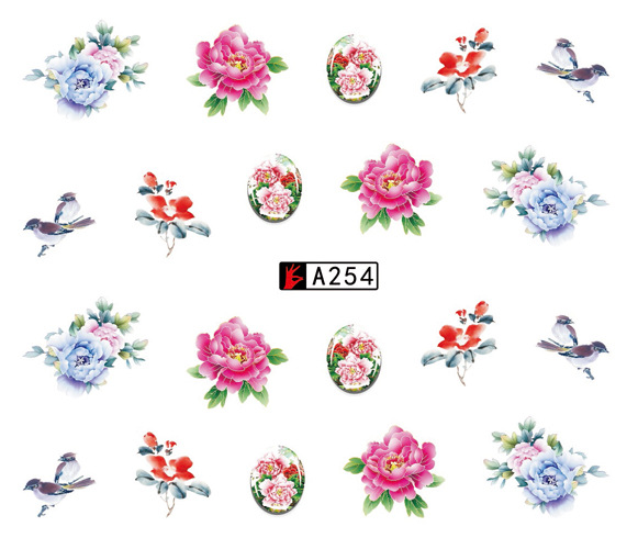 A253-258 Water Nail Sticker