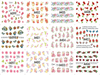 A397-408 Flower Water Nail Sticker
