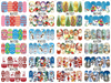 A1129-1140 Christmas Water Nail Sticker